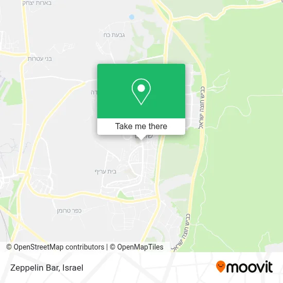 Zeppelin Bar map