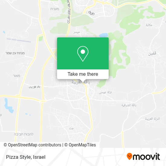 Pizza Style map