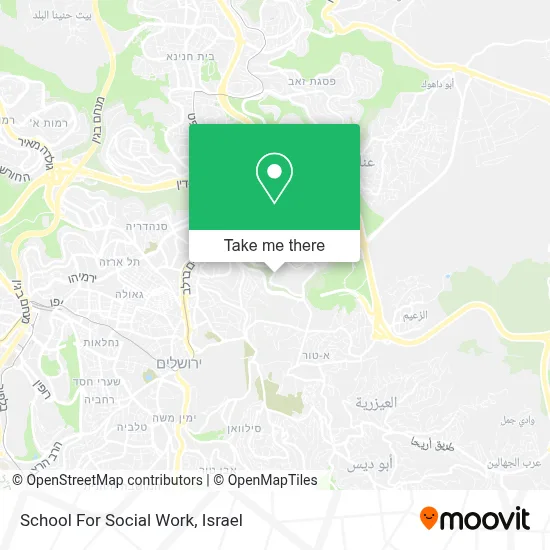 School For Social Work map