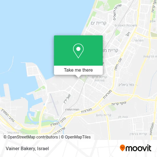 Vainer Bakery map