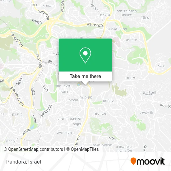 Pandora map