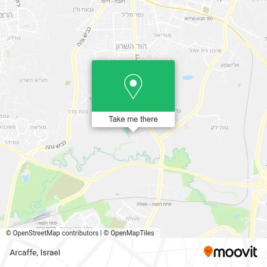 Arcaffe map