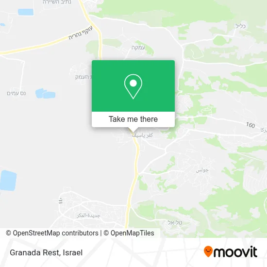 Granada Rest map