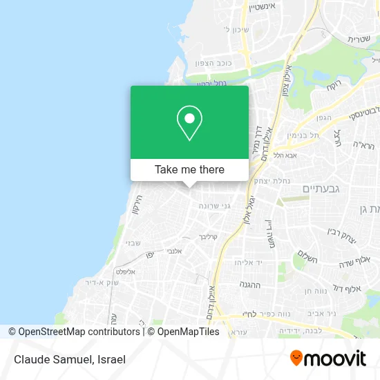 Claude Samuel map