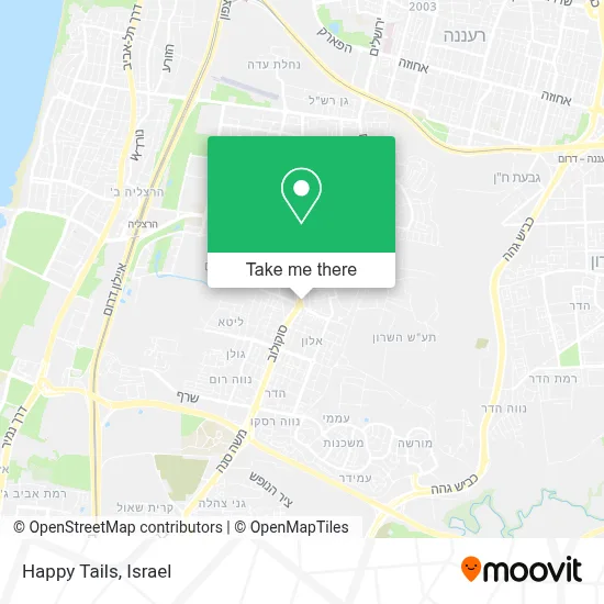 Happy Tails map