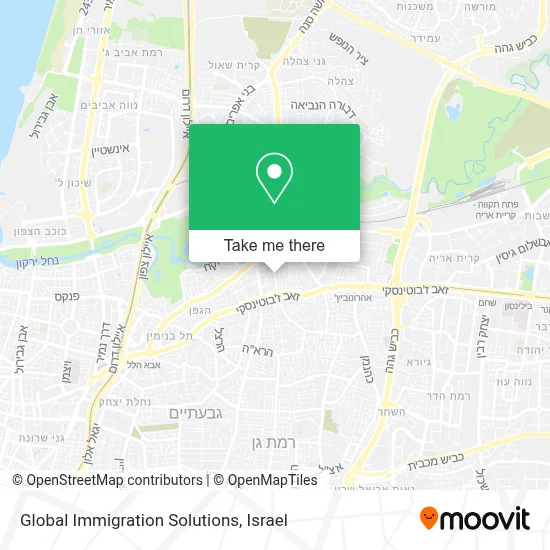 Global Immigration Solutions map