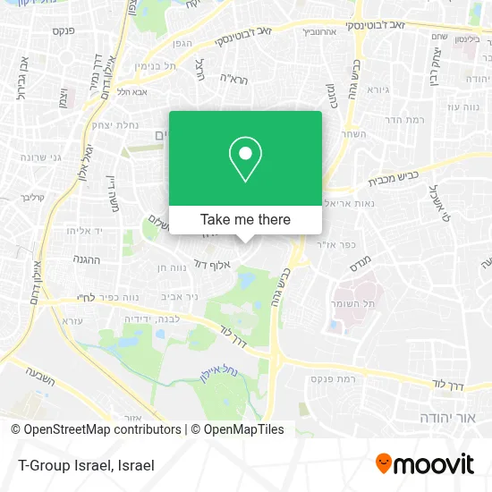T-Group Israel map