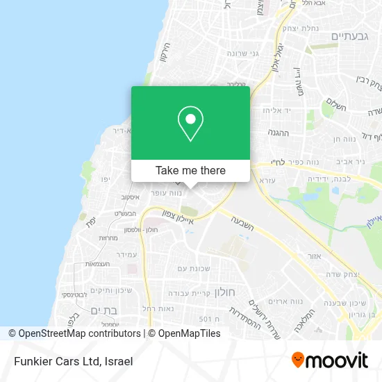Funkier Cars Ltd map