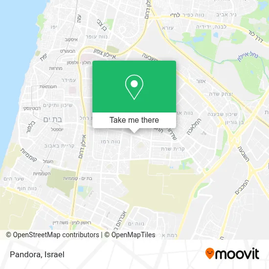 Pandora map