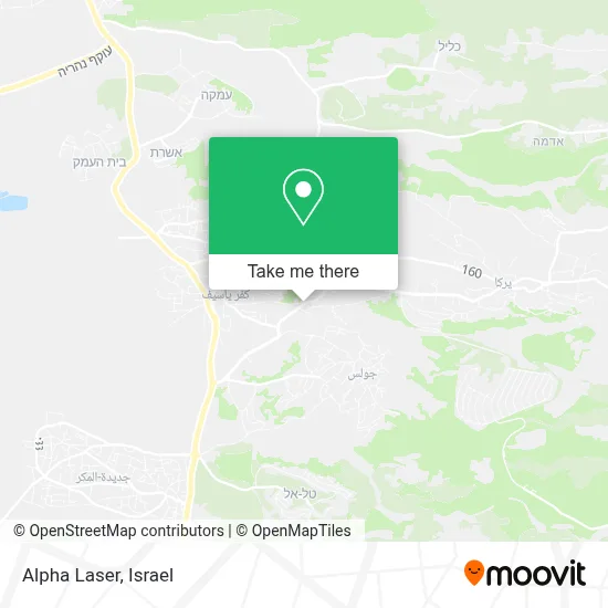 Alpha Laser map
