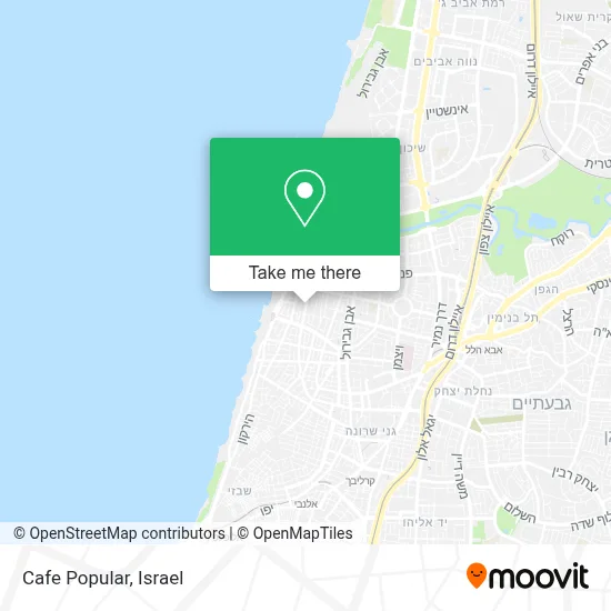 Cafe Popular map