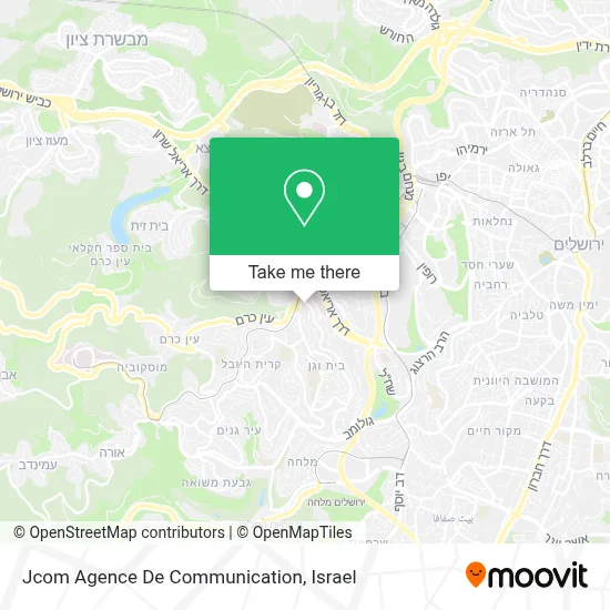 Jcom Agence De Communication map