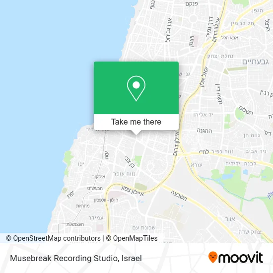 Musebreak Recording Studio map