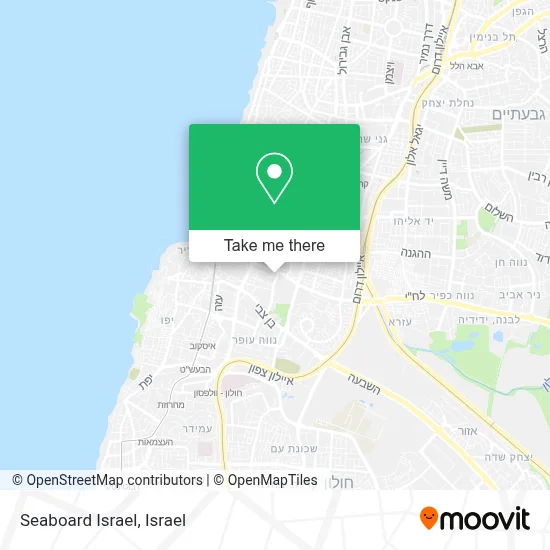 Seaboard Israel map