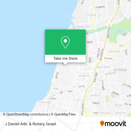 J.Daniel Adv. & Notary map