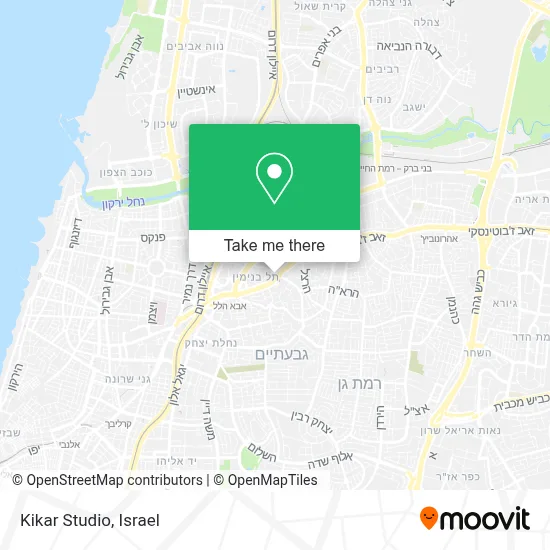Kikar Studio map