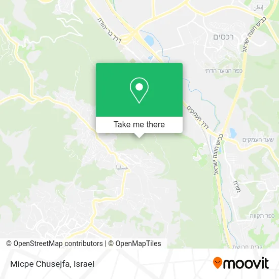 Micpe Chusejfa map