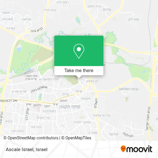 Ascale Israel map