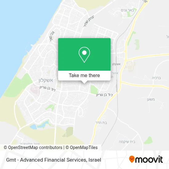 Gmt -  Advanced Financial Services map