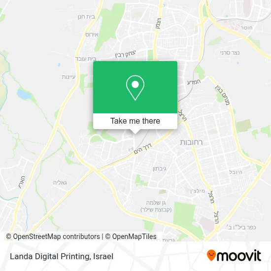 Landa Digital Printing map