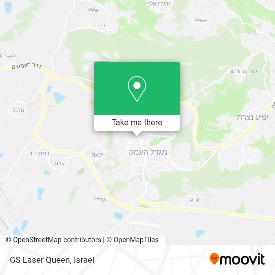 GS Laser Queen map