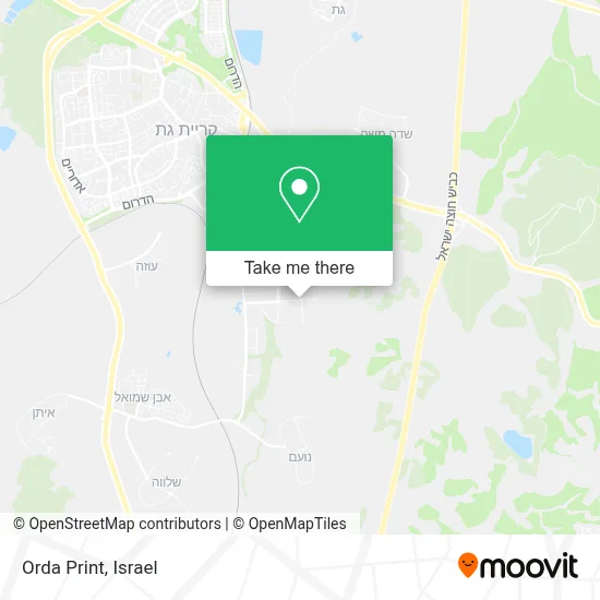 Orda Print map