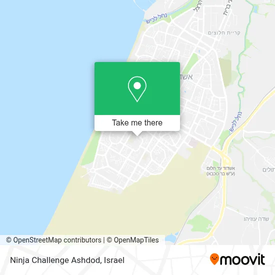 Ninja Challenge Ashdod map