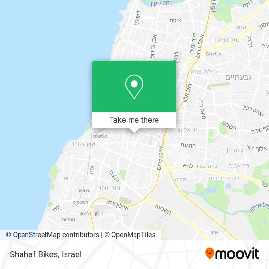 Shahaf Bikes map