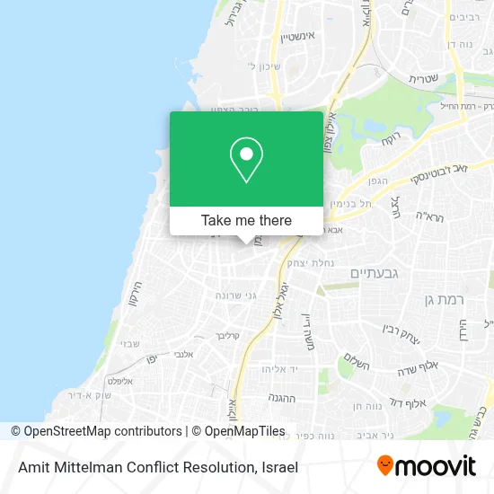Amit Mittelman Conflict Resolution map