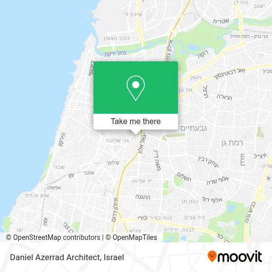 Daniel Azerrad Architect map