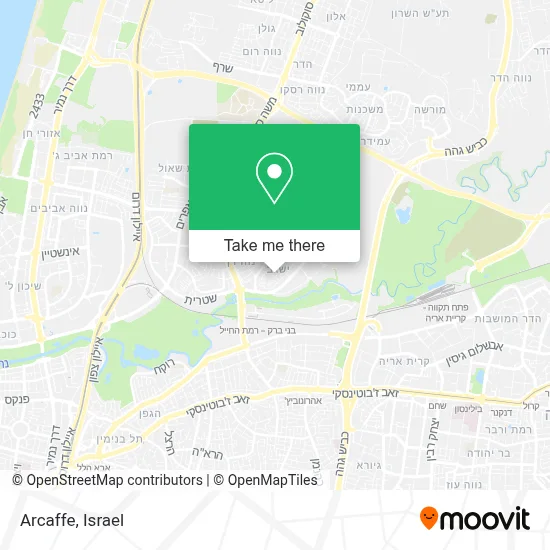 Arcaffe map