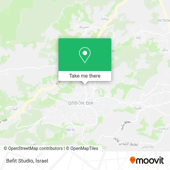 Befit Studio map