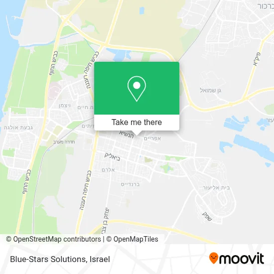 Blue-Stars Solutions map