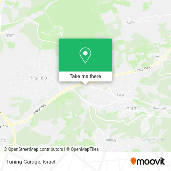 Tuning Garage map