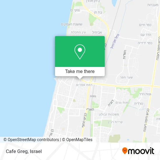 Cafe Greg map