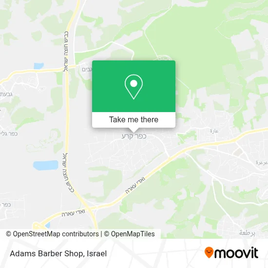 Adams Barber Shop map