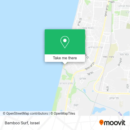 Bamboo Surf map