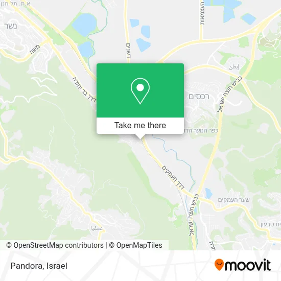 Pandora map