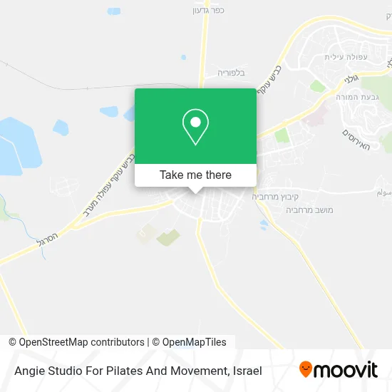 Angie Studio For Pilates And Movement map
