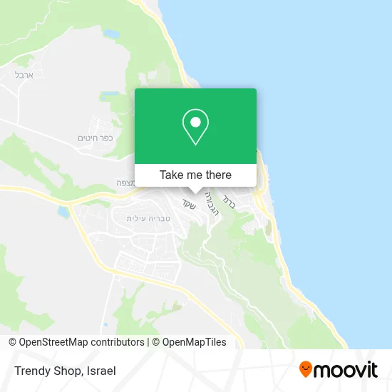 Trendy Shop map