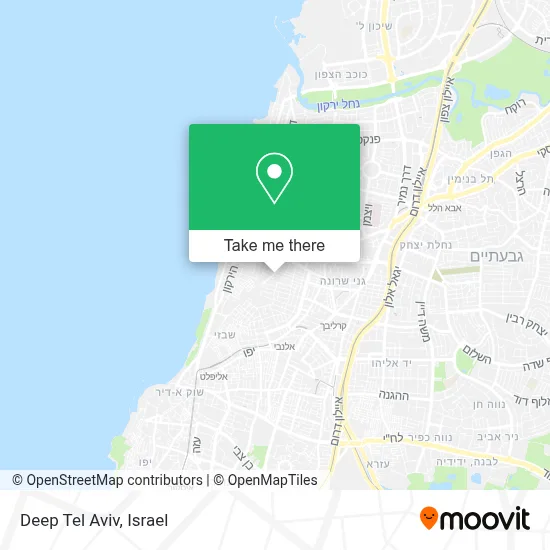Deep Tel Aviv map