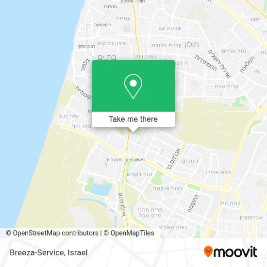 Breeza-Service map
