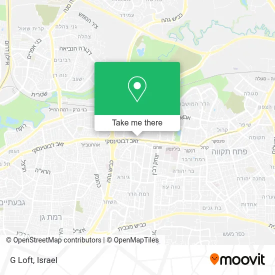G Loft map