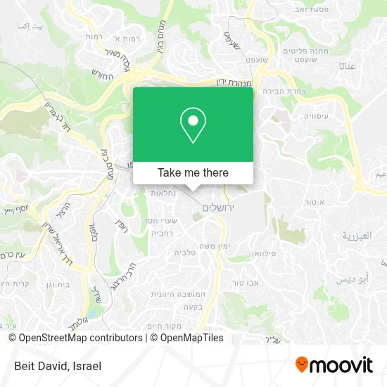 Beit David map