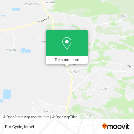 Pro Cycle map