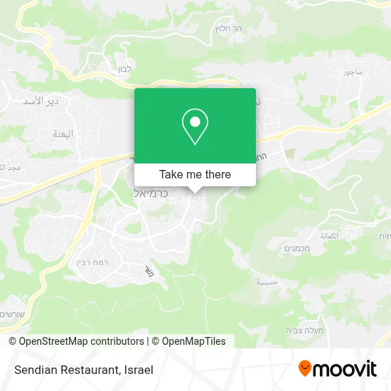 Sendian Restaurant map
