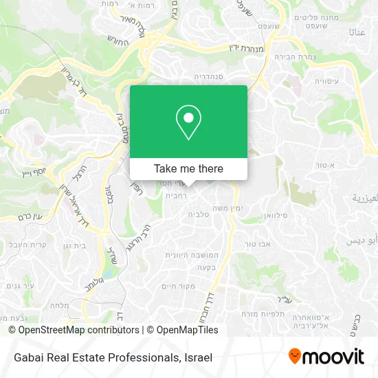 Gabai Real Estate Professionals map