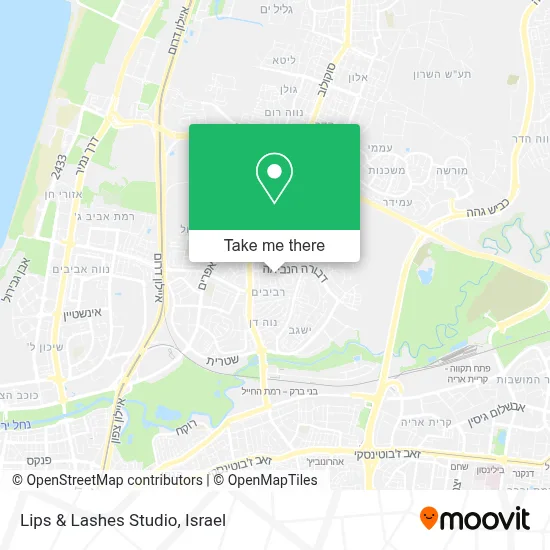 Lips & Lashes Studio map