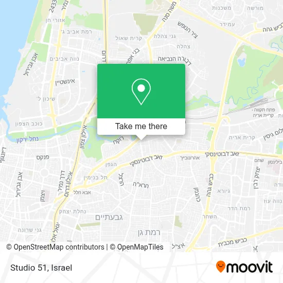 Studio 51 map