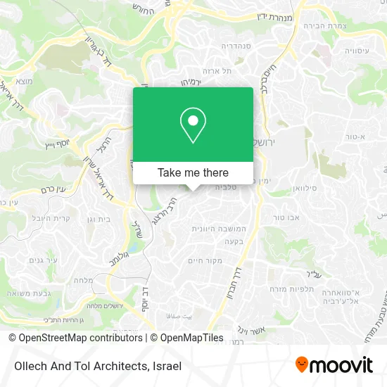 Ollech And Tol Architects map